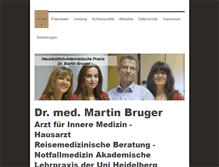 Tablet Screenshot of dr-bruger.de